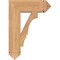Ekena Millwork Balboa Arts & Crafts Smooth Bracket, Western Red Cedar, 5 1/2"W x 20"D x 28"H BKT06X20X28BOA03SWR - alternate 2